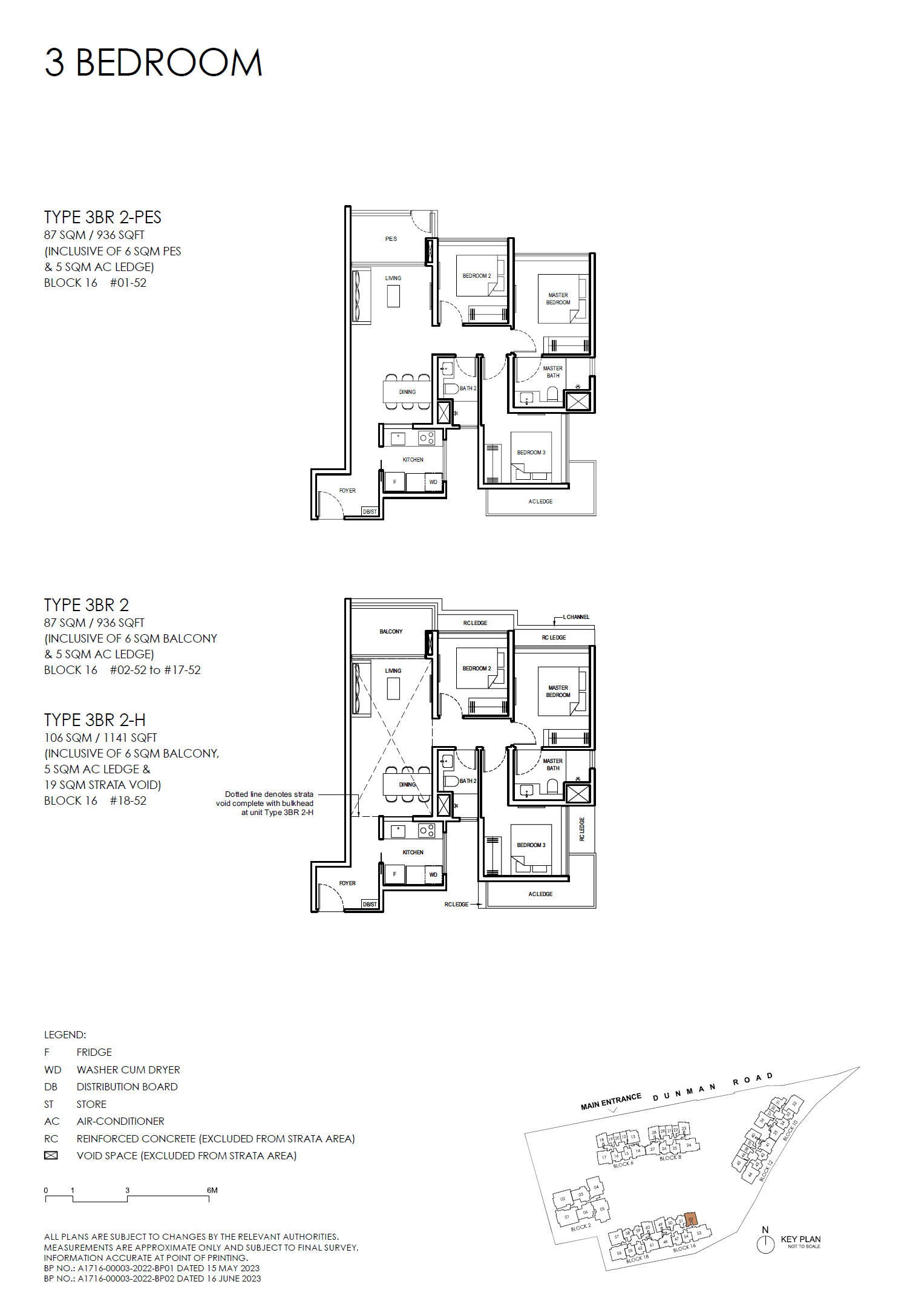 3BR 2 floor plan